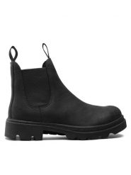 ECCO Sztyblety Grainer W 21470302001 Czarny. Czarne botki ECCO, bez wzorów, z nubiku, bez obcasa, na płaskiej podeszwie, bez zapięcia. Za 539.99 zł.