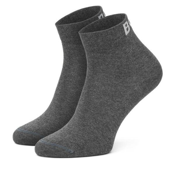 Skarpety długie BOSS. Szare skarpetki Boss, bez wzorów. Za 49.99 zł.