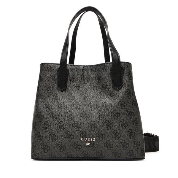 Torebka Guess. Szare torebki klasyczne Guess, z aplikacjami, klasyczne, bez dodatków. Za 249.99 zł.