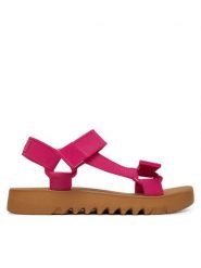 Melissa Sandały Flowing Papete Ad 33908 Różowy. Czerwone sandały Melissa, bez wzorów, z tworzywa sztucznego, bez obcasa, na płaskiej podeszwie, bez zapięcia. Za 332.99 zł.