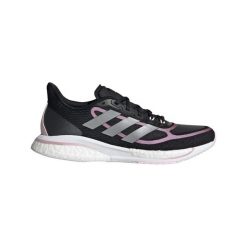Kobieta Bieganie Buty Adidas Supernova. Czarne buty do biegania adidas, bez wzorów, z materiału, bez zapięcia, do biegania. Za 496.30 zł.