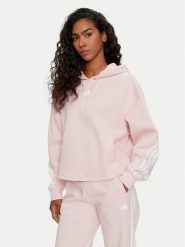 Adidas Bluza Future Icons 3-Stripes IW5193 Różowy Loose Fit. Czerwone bluzy adidas, s, bez wzorów, z bawełny, bez kaptura. Za 329.99 zł.