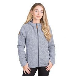 Damska Bluza Polarowa Reserve C. Niebieskie bluzy z kapturem Trespass, s, bez wzorów, z dżerseju, z kapturem, trekkingowe. Za 168.99 zł.