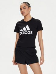 Adidas T-Shirt Essentials Logo GL0722 Czarny Regular Fit. Czarne t-shirty adidas, s, bez wzorów, z bawełny, bez kołnierzyka, bez ramiączek. Za 79.99 zł.