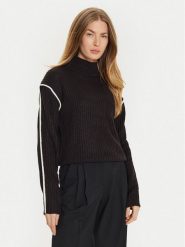 Brave Soul Golf LK-230JOURNEYA Czarny Regular Fit. Czarne swetry Brave Soul, xl, bez wzorów, z syntetyku, bez ramiączek. Za 49.99 zł.