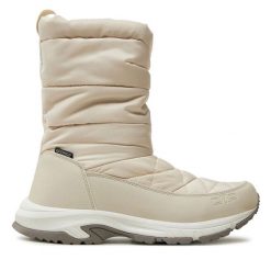 Śniegowce CMP. Białe śniegowce CMP, bez wzorów, bez zapięcia. Za 399.99 zł.