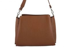 Kuferek skórzany BARBERINI'S j. brązowa 825-12. Brązowe shopper bag Barberinis, bez wzorów, ze skóry, biznesowe, małe, bez dodatków. Za 349.99 zł.