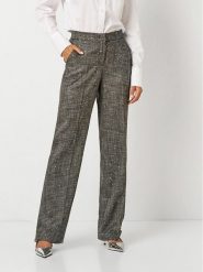 Rosner Spodnie "Luisa" w kolorze czarnym rozmiar: 46K. Czarne spodnie materiałowe Rosner, bez wzorów, z materiału, z podwyższonym stanem. Za 173.99 zł.