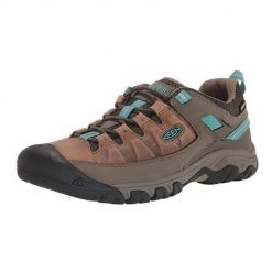 Buty trekkingowe damskie Keen Targhee Iii WP W. Brązowe buty trekkingowe Keen, z materiału, bez zapięcia. Za 455.00 zł.