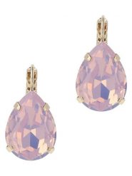 Otazu Pozłacane kolczyki z kryształami Swarovski rozmiar: onesize. Różowe kolczyki Otazu, z kryształem, pozłacane. Za 113.99 zł.