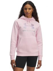 Under Armour Bluza polarowa w kolorze jasnoróżowym rozmiar: S. Różowe bluzy z kapturem Under Armour, s, bez wzorów, z polaru. Za 161.34 zł.