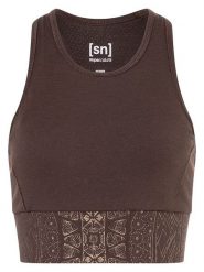 Super.natural Top funkcyjny "Arabesque" w kolorze brązowym rozmiar: M. Brązowe topy sportowe super.natural, m, bez wzorów, z materiału. Za 130.99 zł.