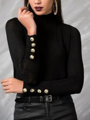 LA Angels Bluzka w kolorze czarnym rozmiar: M. Czarne bluzki LA Angels, m, bez wzorów, bez kołnierzyka, bez ramiączek. Za 126.99 zł.