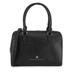 Torebka Beverly Hills Polo Club. Czarne torebki klasyczne Beverly Hills Polo Club, bez wzorów, bez dodatków. Za 219.99 zł.