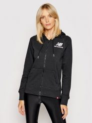 New Balance Bluza Essentials WJ03530 Czarny Relaxed Fit. Czarne bluzy New Balance, xs, bez wzorów, z bawełny, bez ramiączek, bez kaptura. Za 149.99 zł.