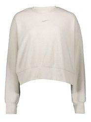 Nike Bluza "Plush" w kolorze kremowym rozmiar: XL. Brązowe bluzy Nike, xl, bez wzorów, bez ramiączek, bez kaptura. Za 157.35 zł.