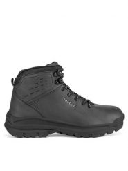 Reebok Trapery S25W009B-1 Czarny. Czarne traperki Reebok, bez wzorów, z materiału, bez obcasa, bez zapięcia. Za 289.99 zł.