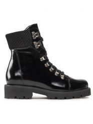 Rage Age Trapery RA-32-06-000424 Czarny. Czarne botki Rage Age, bez wzorów, ze skóry, bez obcasa, bez zapięcia. Za 629.99 zł.