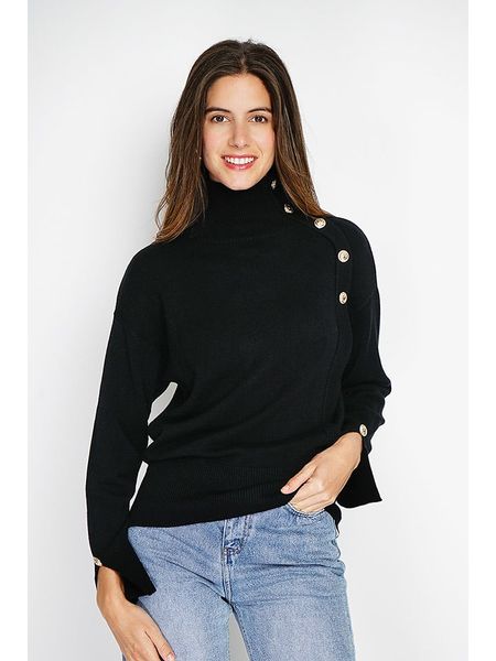 William de Faye Golf w kolorze czarnym rozmiar: 36. Czarne swetry William de Faye, bez wzorów, z kaszmiru, klasyczne, bez ramiączek. Za 130.99 zł.