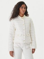 Tommy Hilfiger Kurtka puchowa WW0WW49660 Biały Regular Fit. Białe kurtki Tommy Hilfiger, l, bez wzorów, z puchu, bez kaptura. Za 949.99 zł.