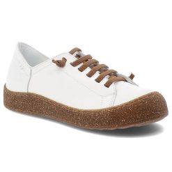 Półbuty damskie Ravini, cholewka ze skóry naturalnej licowej wiązany fason z zabudowanym przodem, białe, 1301. Białe półbuty wsuwane Ravini, bez wzorów, ze skóry, bez obcasa. Za 309.00 zł.