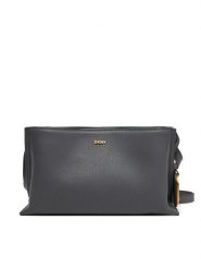DKNY Torebka R44E1I54 Szary. Szare listonoszki DKNY, bez wzorów, ze skóry, bez dodatków. Za 549.99 zł.