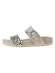 Timberland Skórzane klapki "Malibu Waves 2" w kolorze beżowym rozmiar: 38. Brązowe klapki Timberland, bez wzorów, klasyczne, z otwartym noskiem, bez obcasa, bez zapięcia. Za 160.58 zł.