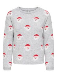 ONLY Sweter w kolorze szarym rozmiar: M. Szare swetry ONLY, m, bez wzorów, ze splotem, bez ramiączek. Za 148.26 zł.