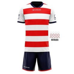 Zestaw sportowy Givova Rugby t-shirt i spodenki, 100% poliester, sublimacja. Niebieskie szorty sportowe Givova, bez wzorów, z poliesteru, z podwyższonym stanem, na fitness i siłownię. Za 107.91 zł.