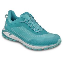 Buty sportowe damskie MEINDL Power Walker Lady 4.2 Clima. Niebieskie trekkingi MEINDL, bez wzorów, z gore-texu, bez zapięcia, trekkingowe, gore-tex. Za 849.90 zł.