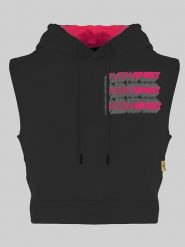 Plein Sport Bluza w kolorze czarnym rozmiar: L. Czarne bluzy z kapturem Plein Sport, l, bez wzorów, z bawełny, z kapturem. Za 193.70 zł.