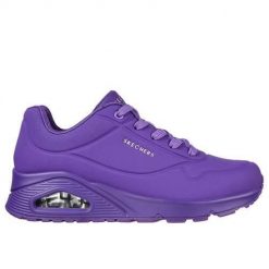 Buty do chodzenia damskie Skechers Uno Nights Shades. Buty treningowe Skechers, na lato, bez wzorów, z gumy, bez zapięcia, trekkingowe. Za 339.99 zł.