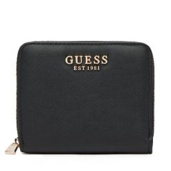 Mały Portfel Damski Guess. Czarne portfele Guess, z aplikacjami. Za 219.99 zł.