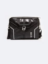 Torba na laptopa unisex z logo BIG STAR czarna GG574105 906. Czarne torby na laptopa BIG STAR, bez wzorów, na ramię. Za 219.99 zł.