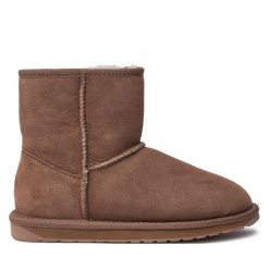 Śniegowce EMU Australia. Brązowe śniegowce Emu Australia, bez wzorów, bez zapięcia. Za 749.99 zł.