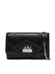 Armani Exchange Torebka XW000358 AF26568 UC001 Czarny. Czarne kopertówki Armani Exchange, bez wzorów, ze skóry, wizytowe, bez dodatków. Za 454.99 zł.