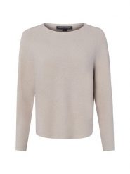 Franco Callegari Sweter z dzianiny Kobiety Bawełna beżowy, M. Brązowe swetry Franco Callegari, m, bez wzorów, z bawełny, eleganckie, bez ramiączek. Za 249.95 zł.