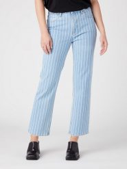 Wrangler Dżinsy - Flare fit - w kolorze błękitnym rozmiar: W31/L34. Niebieskie jeansy Wrangler, l, z aplikacjami, z bawełny. Za 110.29 zł.