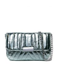 Vero Moda Torebka 10285997 Srebrny. Szare kopertówki Vero Moda, bez wzorów, ze skóry, wizytowe, bez dodatków. Za 99.99 zł.