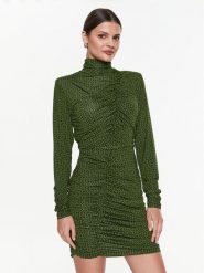 Gestuz Sukienka codzienna Milia 10906832 Zielony Slim Fit. Zielone sukienki Gestuz, na co dzień, s, bez wzorów, z wiskozy, bez kołnierzyka, bez ramiączek, proste. Za 389.99 zł.
