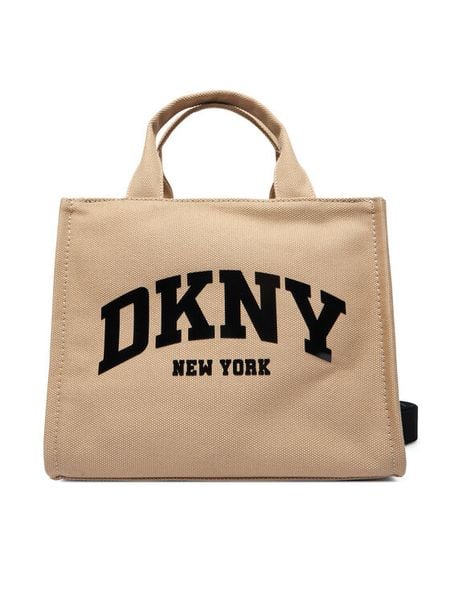 DKNY Torebka R41AOR57 Khaki. Brązowe torebki klasyczne DKNY, bez wzorów, z materiału, bez dodatków. Za 529.99 zł.