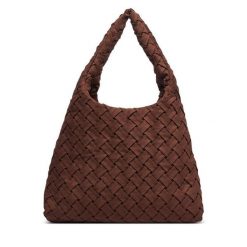 Torebka Steve Madden. Brązowe torebki klasyczne Steve Madden, bez wzorów, klasyczne, bez dodatków. Za 639.99 zł.