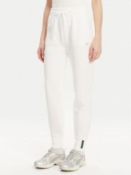 Lacoste Spodnie dresowe XF0343 Biały Regular Fit. Białe spodnie dresowe Lacoste, bez wzorów, z bawełny. Za 399.99 zł.
