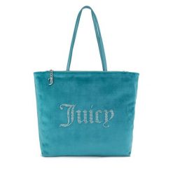 Torebka Juicy Couture. Niebieskie torebki klasyczne Juicy Couture, bez wzorów, klasyczne, bez dodatków. Za 439.99 zł.