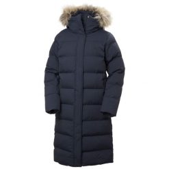 Parka dla kobiet Helly Hansen Aria. Niebieskie płaszcze Helly Hansen, na zimę, bez wzorów, bez kaptura. Za 1,534.55 zł.