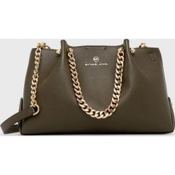 MICHAEL Michael Kors torebka kolor zielony. Zielone listonoszki MICHAEL Michael Kors, bez wzorów, bez dodatków. Za 1,369.90 zł.
