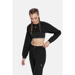 Bluza fitness damska Cardio Bunny Cozy. Fioletowe bluzy Cardio Bunny, l, bez wzorów, bez kaptura, na fitness i siłownię. Za 59.00 zł.