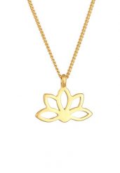 Elli Damska zawieszka Kwiat Lotosu duchowa ze srebra próby 925 Sterling Silver Naszyjniki 1 ct Damski. Szare naszyjniki Elli, z materiału, srebrne. Za 188.99 zł.