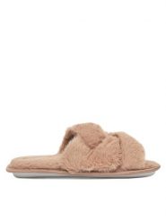 DeeZee Kapcie HHS-22JG-1006 Beżowy. Brązowe kapcie DeeZee, bez wzorów, z materiału. Za 59.99 zł.