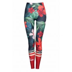 Legginsy sportowe damskie DEEP TRIP Rajskie. Legginsy DEEP TRIP, bez wzorów, z elastanu, sportowe. Za 179.00 zł.